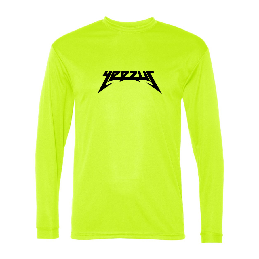 Men’s Kanye West Yeezus Music - Polyester Long Sleeve T-Shirt - 5104