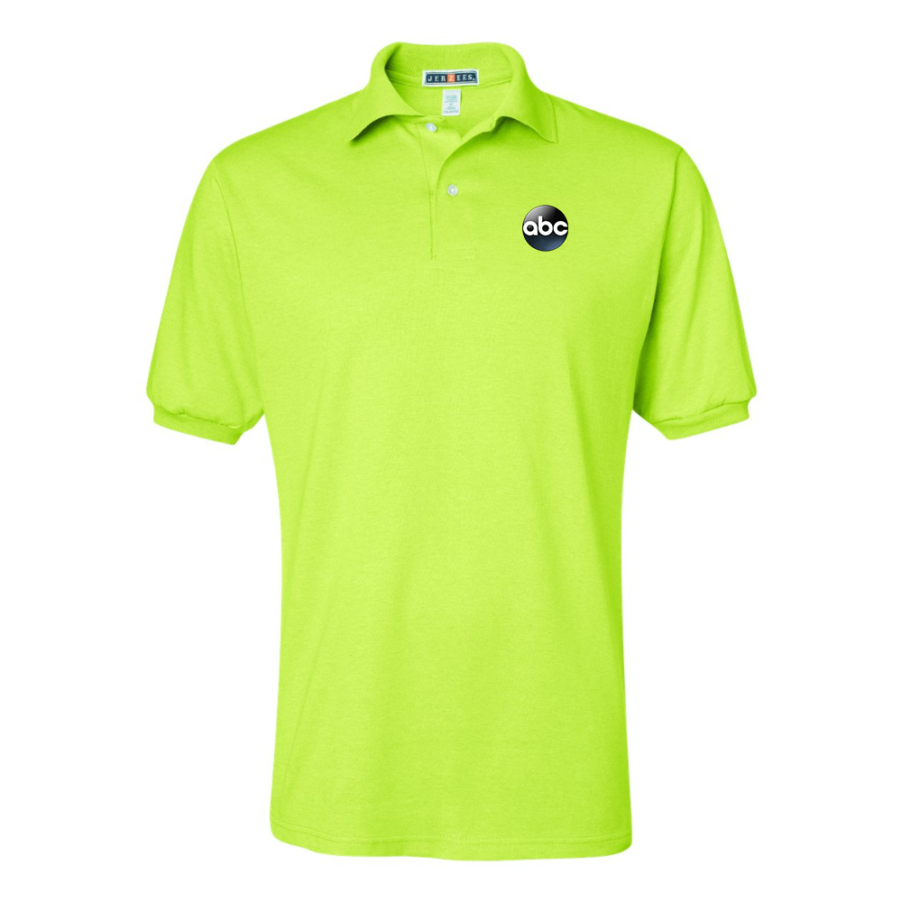 Men's Abc Logo JERZEES  SpotShield polo