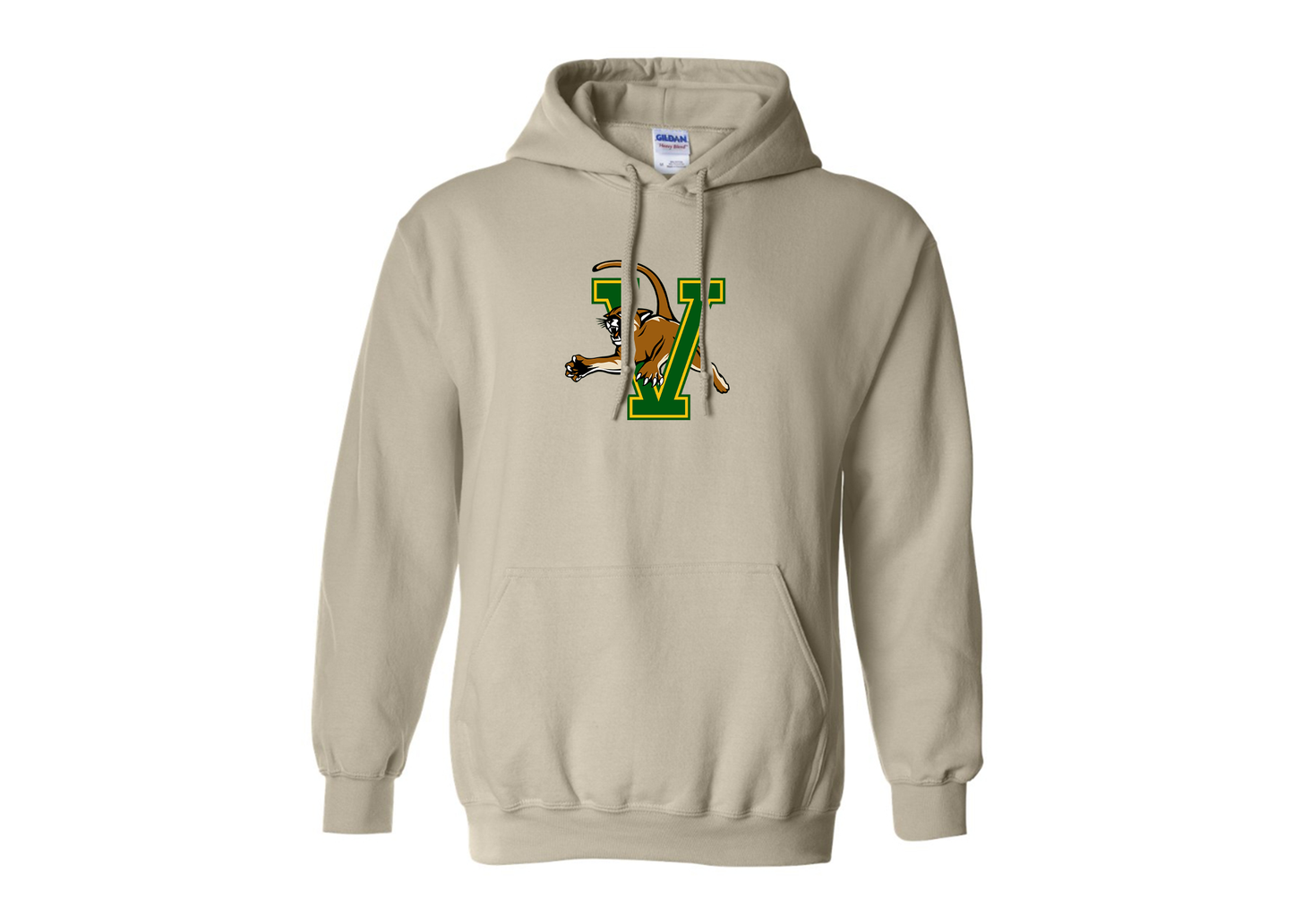 Men's Vermont Catamounts Gildan  Heavy Blend Hooded Sweatshirt