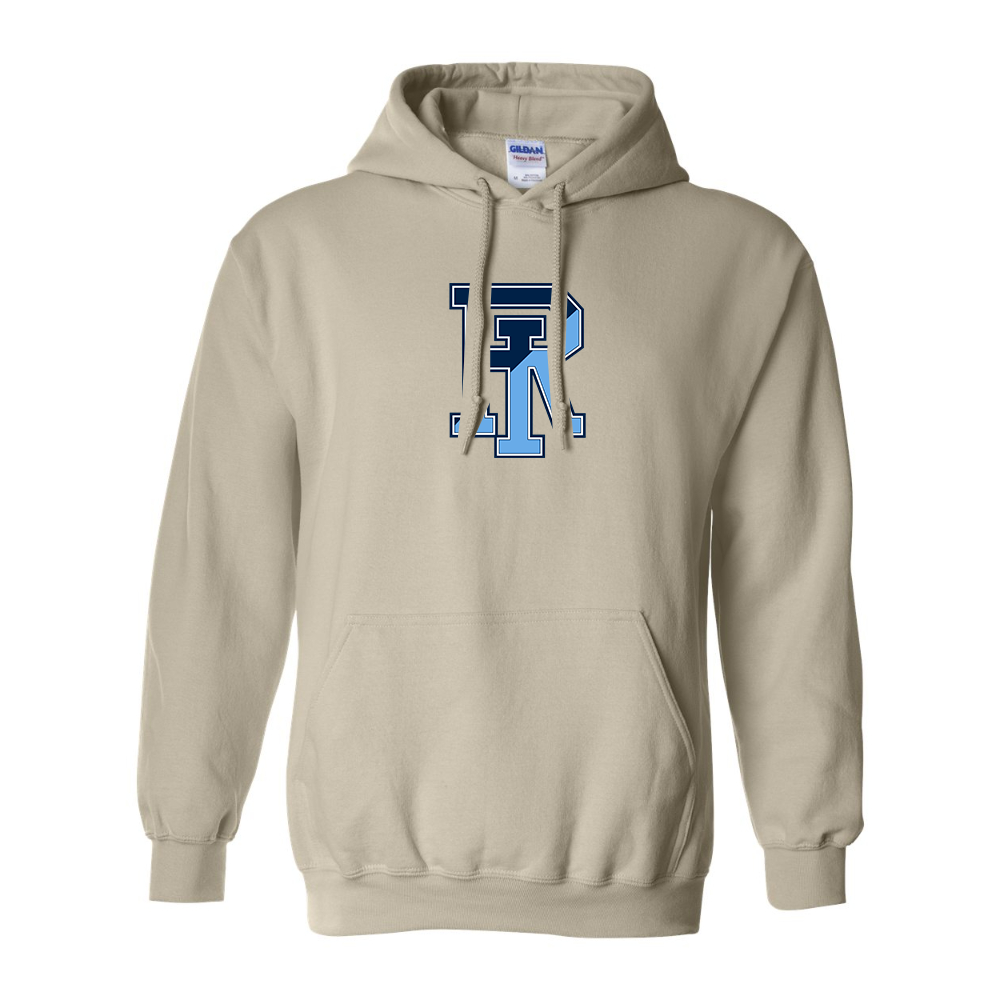 Men's Rhode Island Rams Logo Gildan  Heavy Blend Hooded Sweatshirt