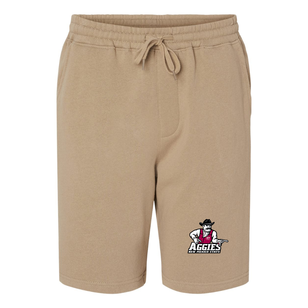 Men's Aggies New Mexico State Logo Independent Trading Co Midweight Fleece Shorts
