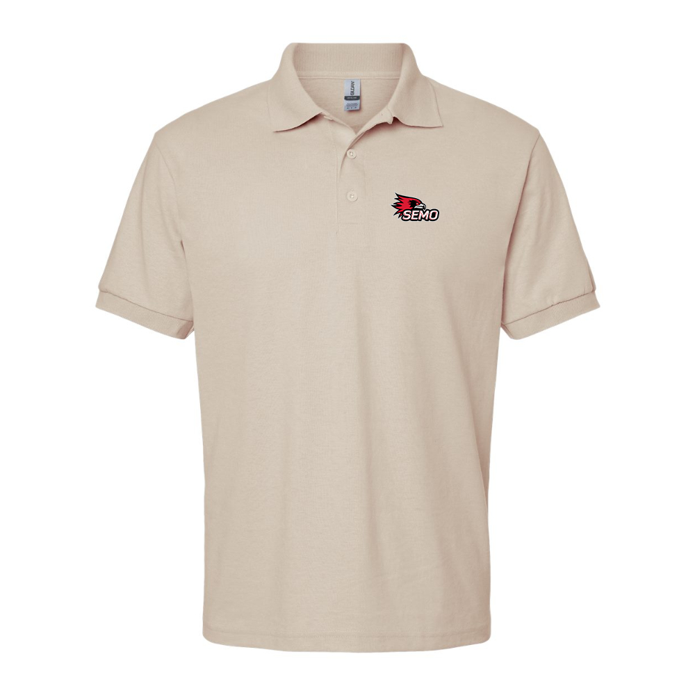 Men's SEMO Redhawks Logo Gildan Dry Blend Jersey Polo