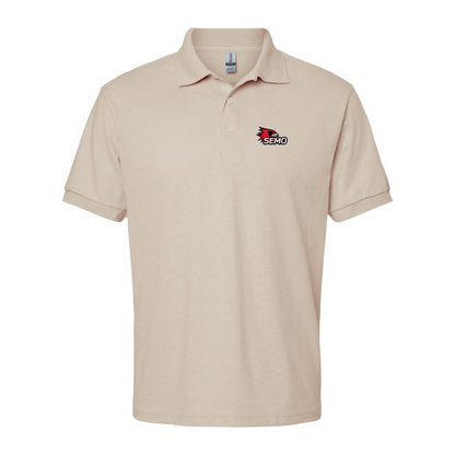 Men's SEMO Redhawks Logo Gildan Dry Blend Jersey Polo