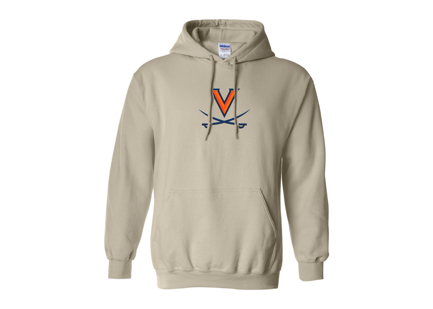 Men's Virginia Cavaliers Gildan  Heavy Blend Hooded Sweatshirt