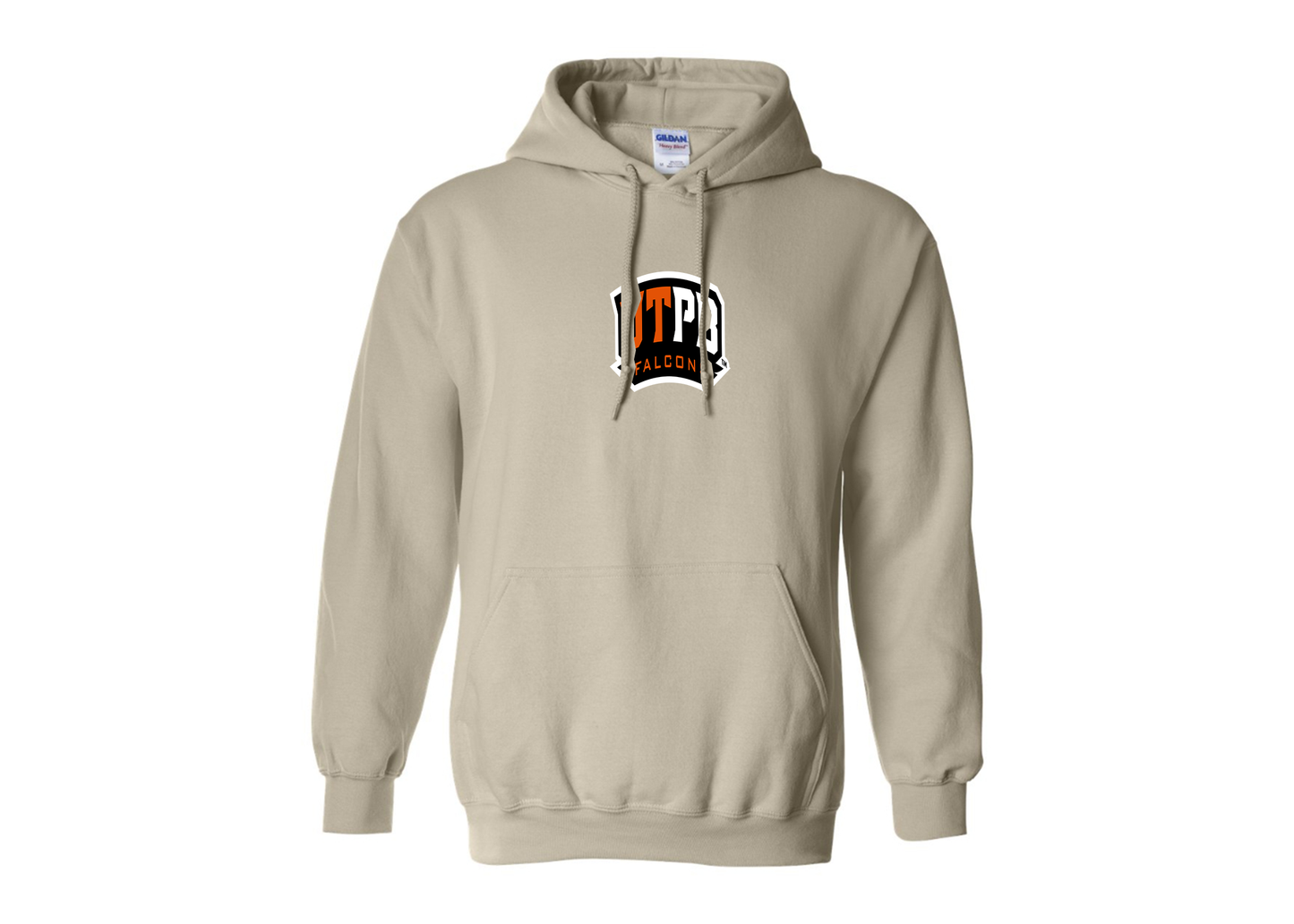 Men's UTPB Falcons Gildan  Heavy Blend Hooded Sweatshirt