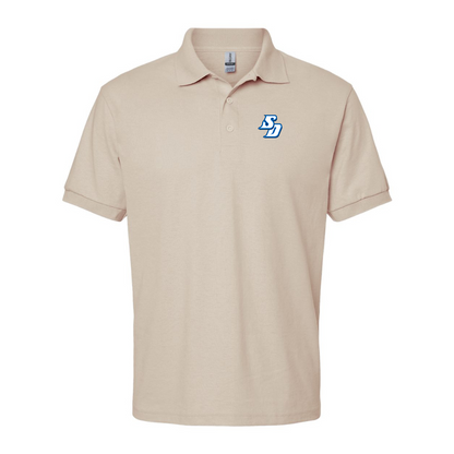 Men's San Diego Toreros Logo Gildan Dry Blend Jersey Polo