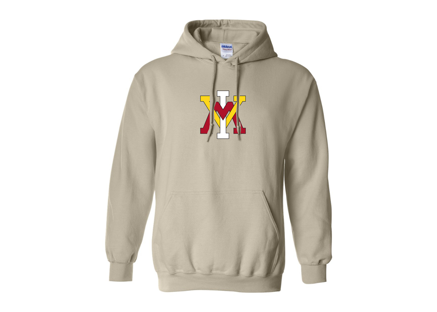 Men's VMI Keydets Gildan  Heavy Blend Hooded Sweatshirt