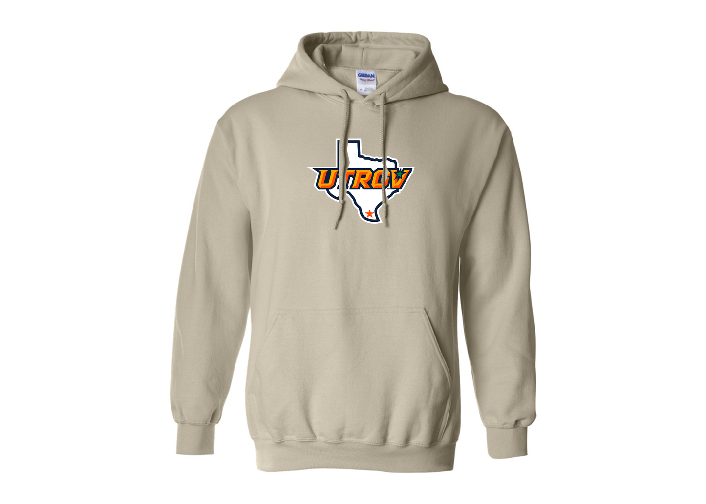 Men's UTRGV Vaqueros Gildan Heavy Blend Hooded Sweatshirt