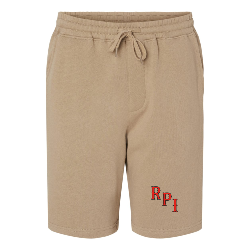 Men's RPI Engineers Logo Independent Trading Co Midweight Fleece Shorts