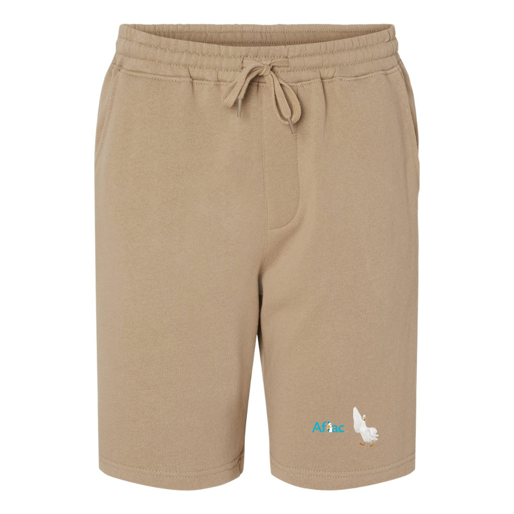 Men's Aflac Logo and Duck Independent Trading Co Midweight Fleece Shorts
