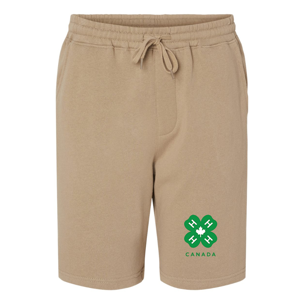 Men's 4H Canada Logo Independent Trading Co Midweight Fleece Shorts