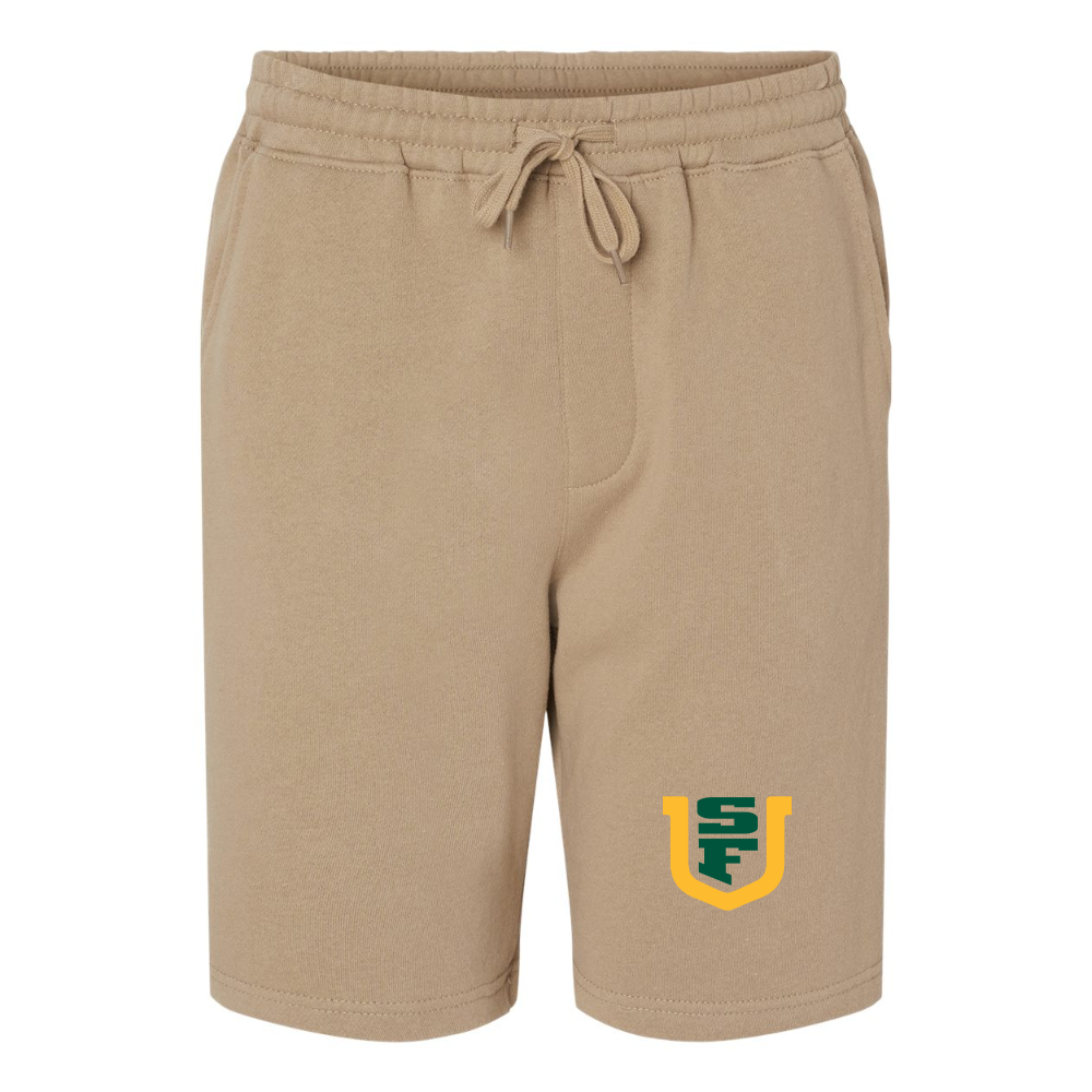 Men's San Francisco Dons Logo Independent Trading Co Midweight Fleece Shorts