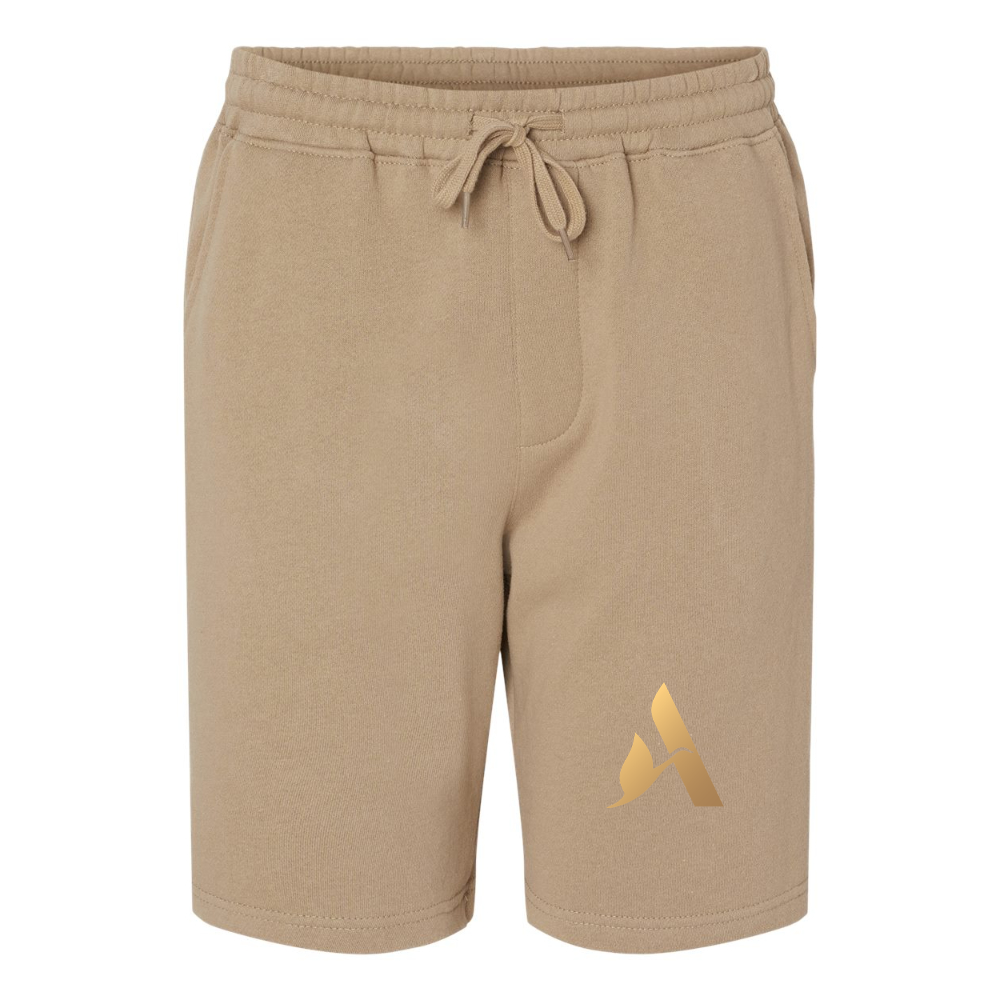 Men's  Accor Golden Logo Independent Trading Co Midweight Fleece Shorts