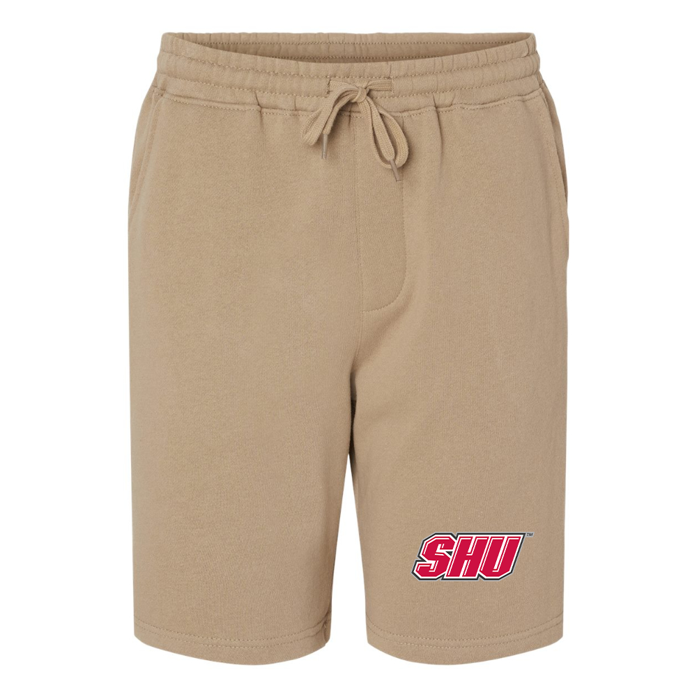 Men's Sacred Heart Pioneers Logo Independent Trading Co Midweight Fleece Shorts