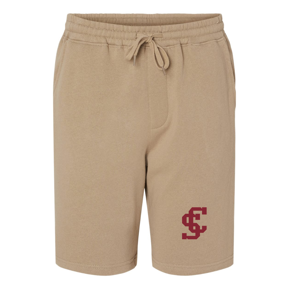 Men's Santa Clara Broncos Logo Independent Trading Co Midweight Fleece Shorts
