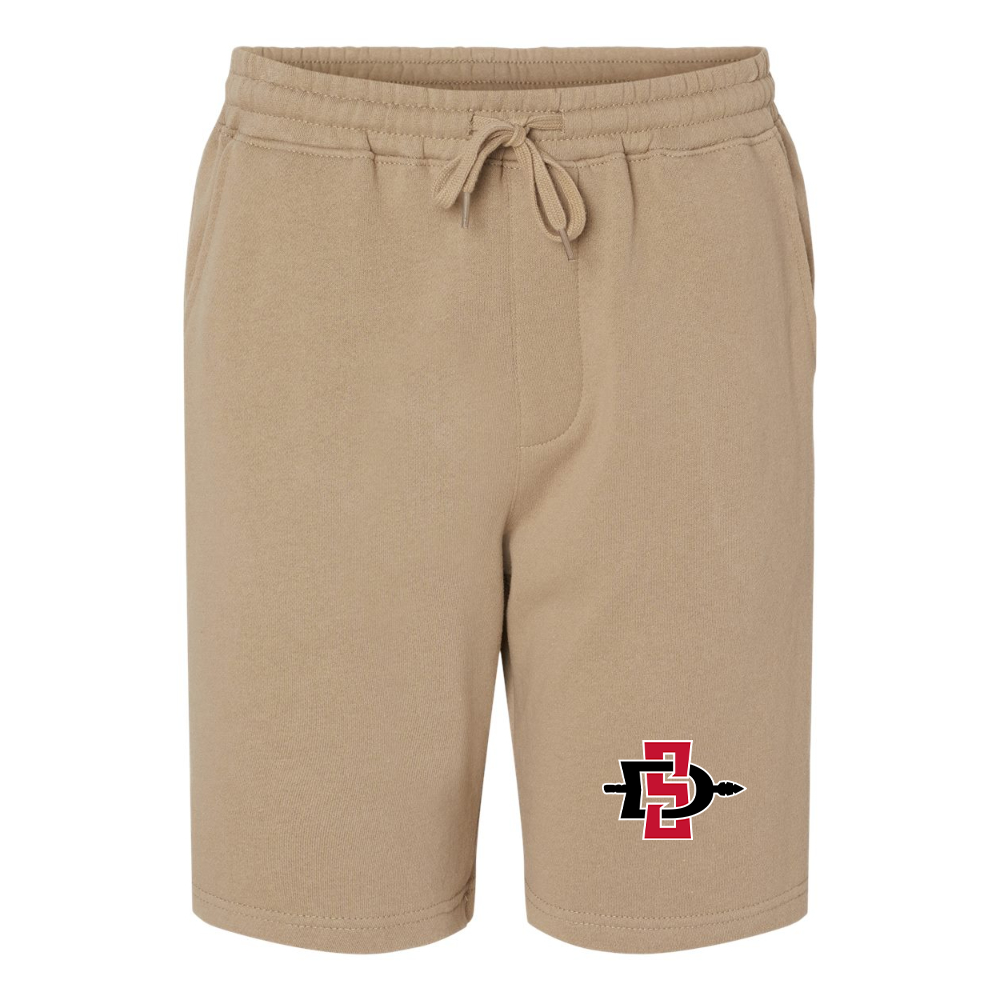 Men's San Diego State Aztecs Logo Independent Trading Co Midweight Fleece Shorts