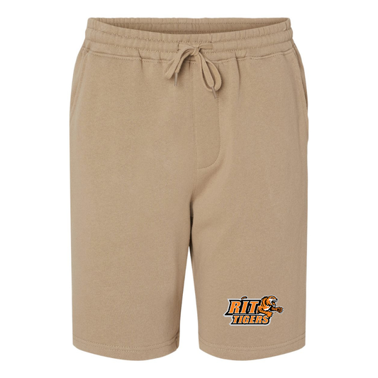 Men's RIT Tigers Logo Independent Trading Co Midweight Fleece Shorts