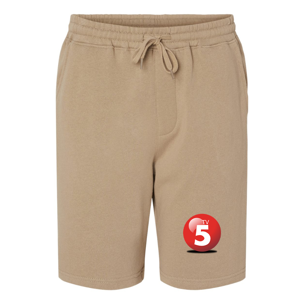 Men's  ABC TV5 Logo Independent Trading Co Midweight Fleece Shorts