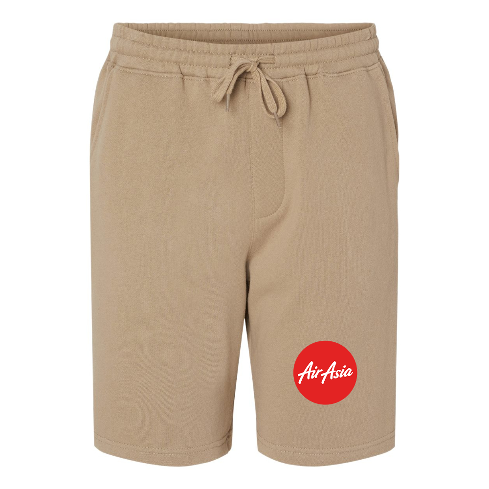Men's Air Asia Logo Independent Trading Co Midweight Fleece Shorts