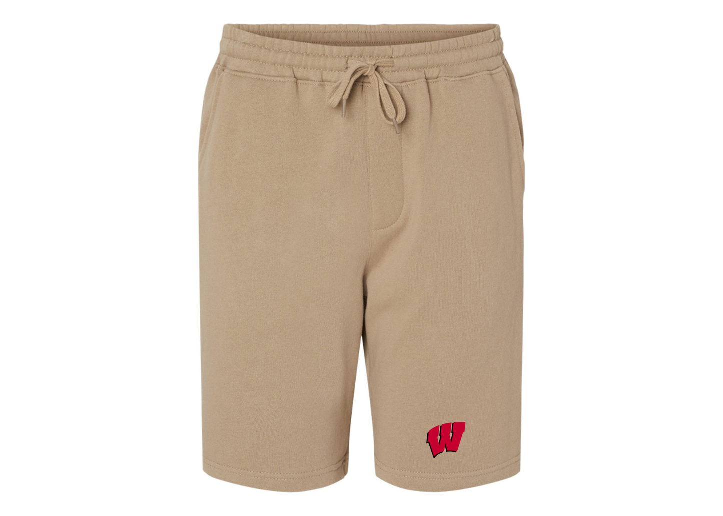 Men's Wisconsin Badgers Independent Trading Co Midweight Fleece Shorts
