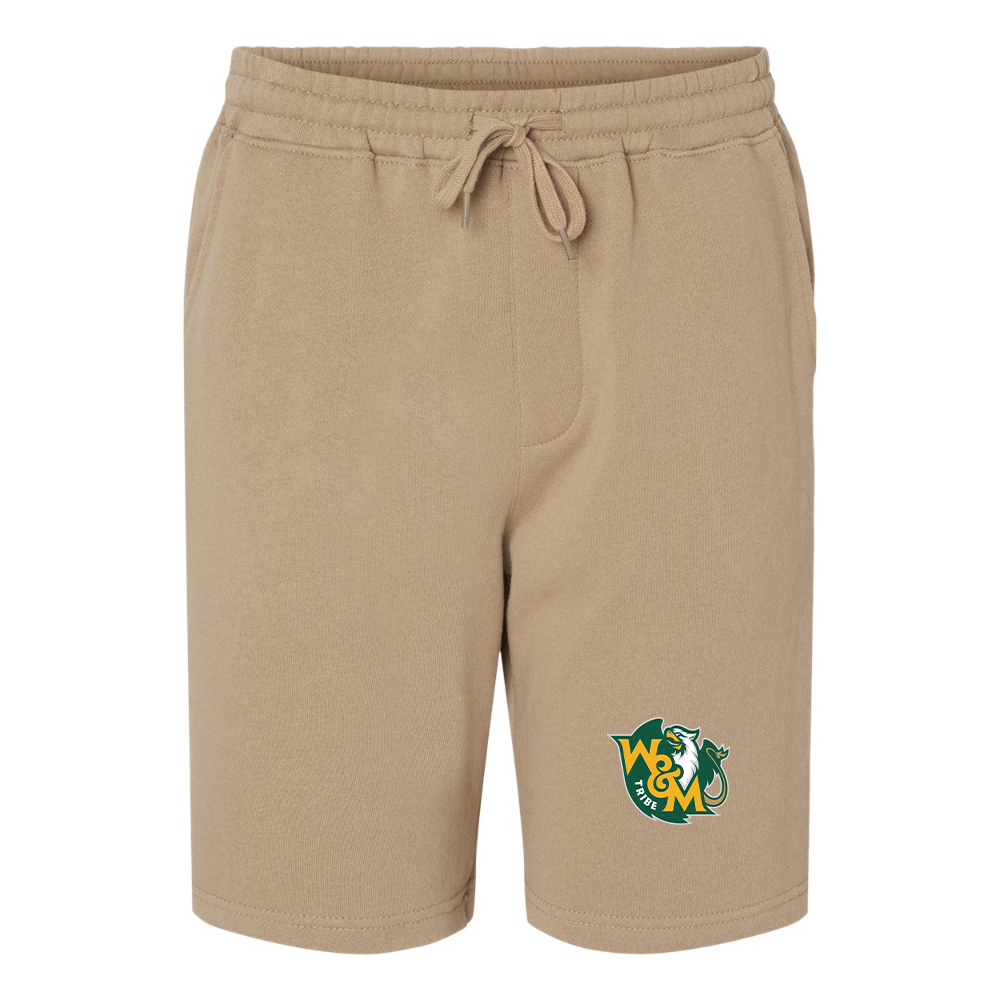 Men's William and Mary Tribe Independent Trading Co Midweight Fleece Shorts
