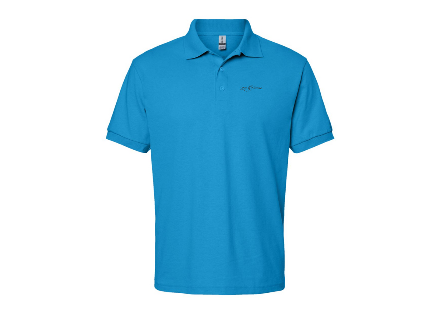 Men's La Tamise Logo Gildan Dry Blend Jersey Polo