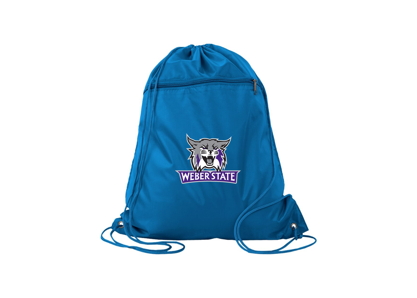 Weber State Wildcats Q-Tees - Polyester Cinchpack