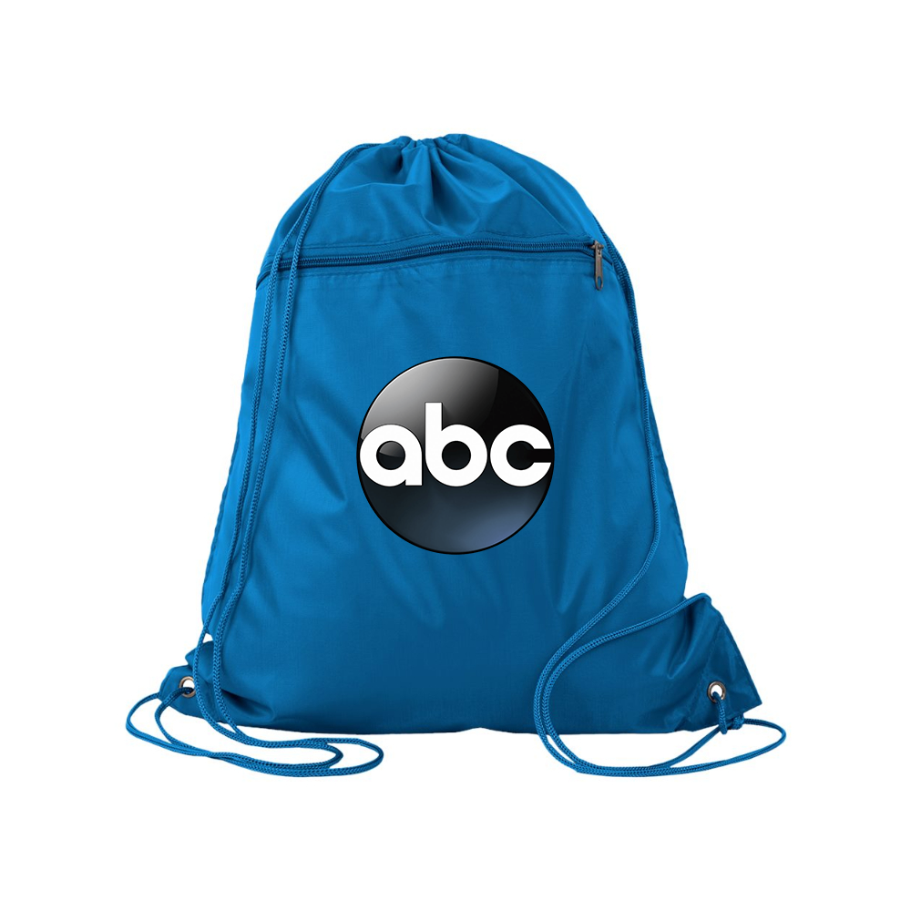 Abc Logo Q-Tees - Polyester Cinchpack