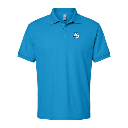 Men's San Diego Toreros Logo Gildan Dry Blend Jersey Polo