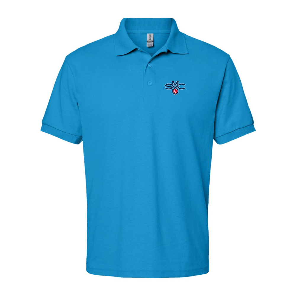 Men's Saint Marys Gaels Logo Gildan Dry Blend Jersey Polo