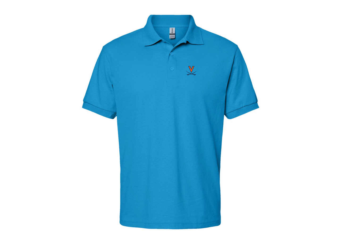Men's Virginia Cavaliers Gildan Dry Blend Jersey Polo