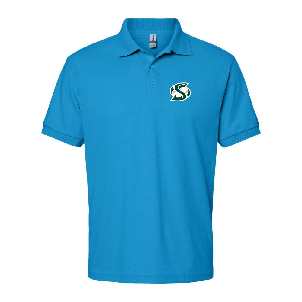 Men's Sacramento State Hornets Logo  Gildan Dry Blend Jersey Polo