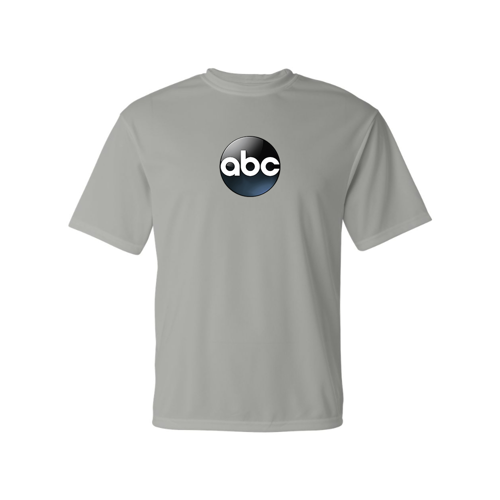 Men's Abc Logo Polyester T-Shirt