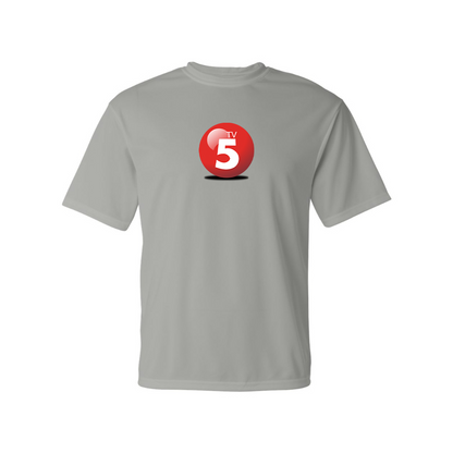 Men's ABC TV5 Logo Polyester T-Shirt