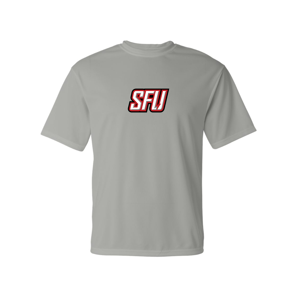Men's Saint Francis Red Flash Logo Polyester T-Shirt