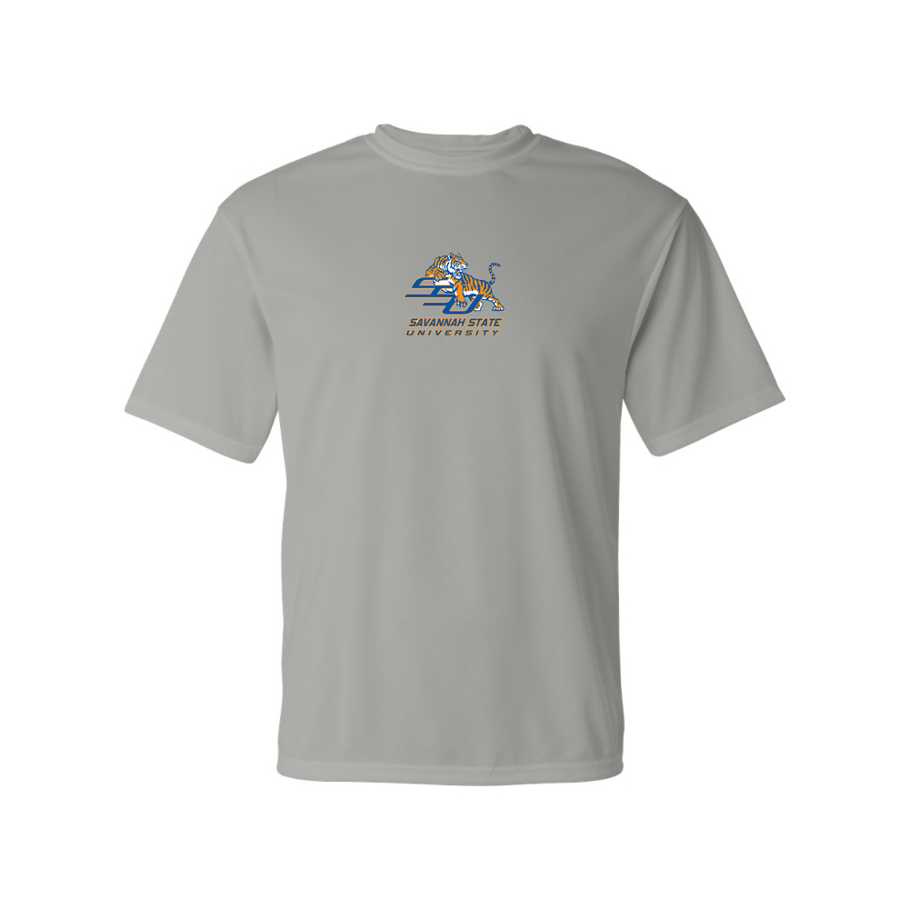 Men's Savannah State Tigers Logo Polyester T-Shirt