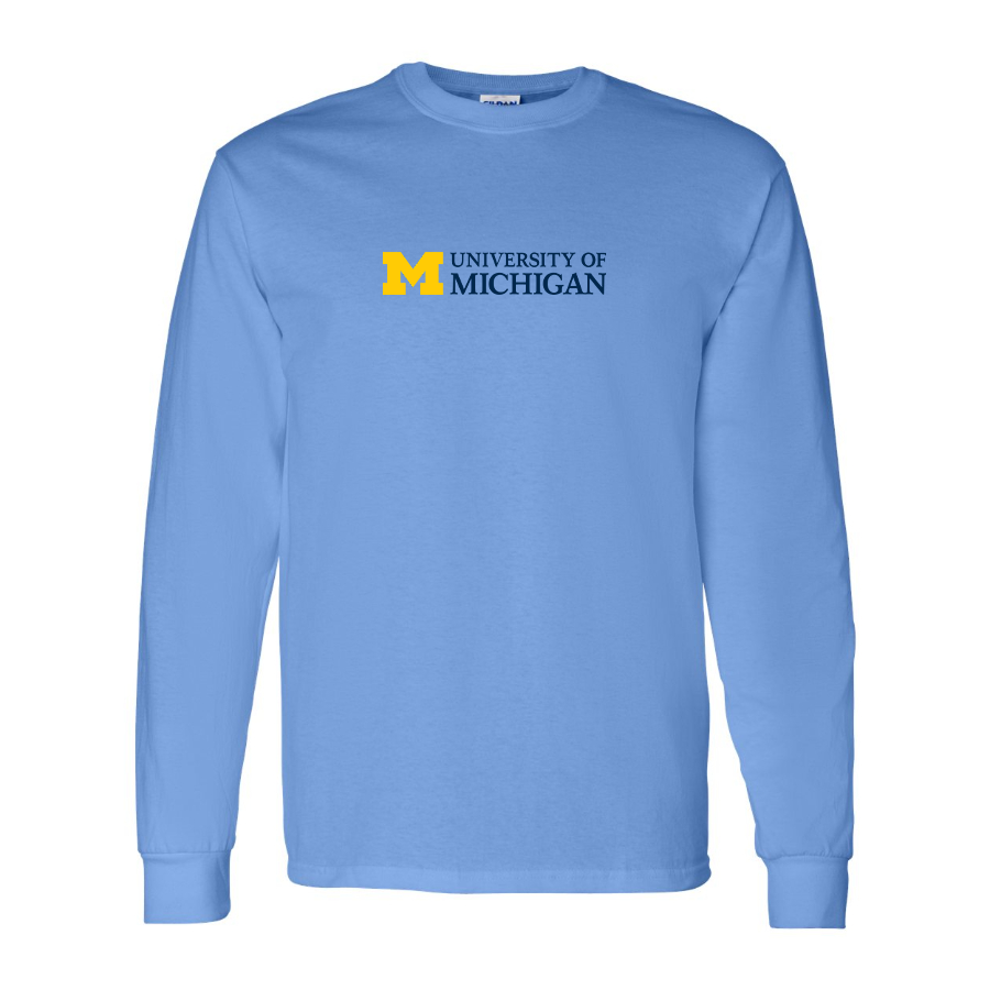 Men's University of Michigan Logo Long Sleeve T-Shirt