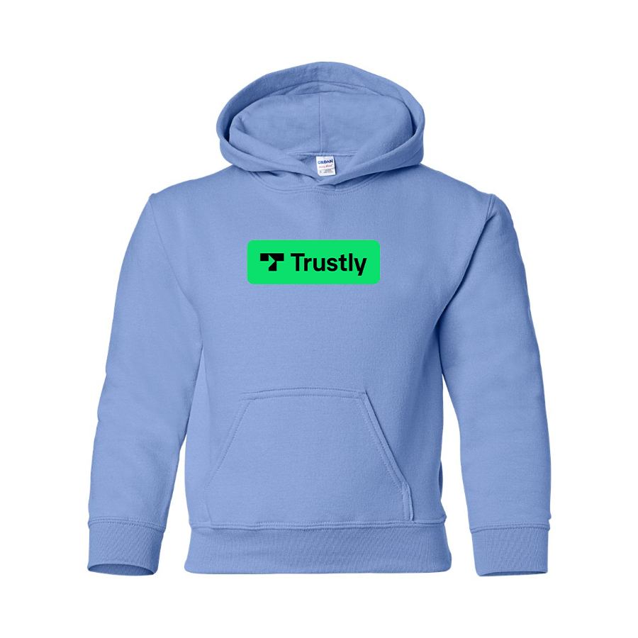 Youth Trustly Horizontal Logo Pullover Hoodie