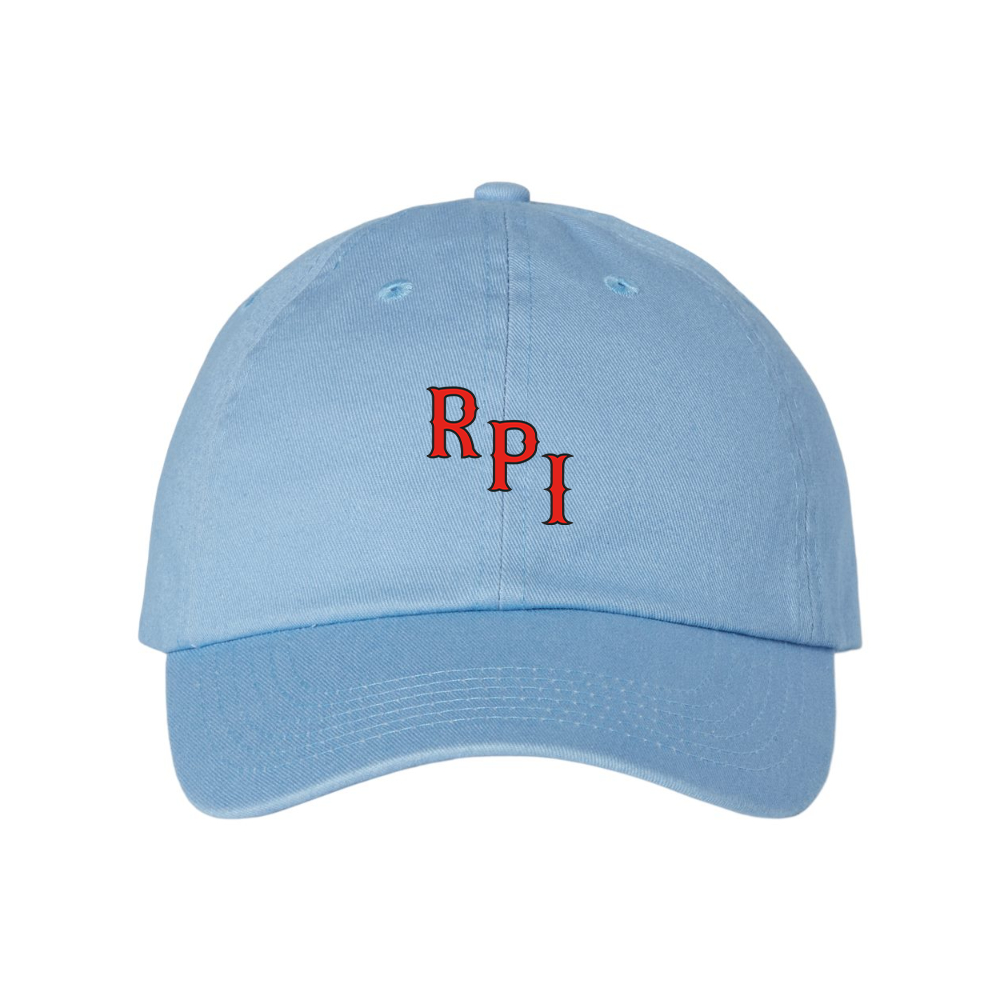 RPI Engineers Logo  Valucap Adult Bio-Washed Classic Dad Hat