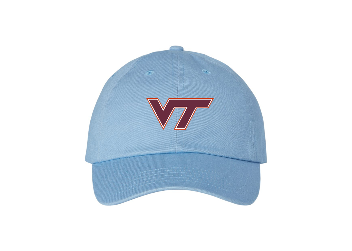 Virginia Tech Hokies Valucap Adult Bio-Washed Classic Dad Hat