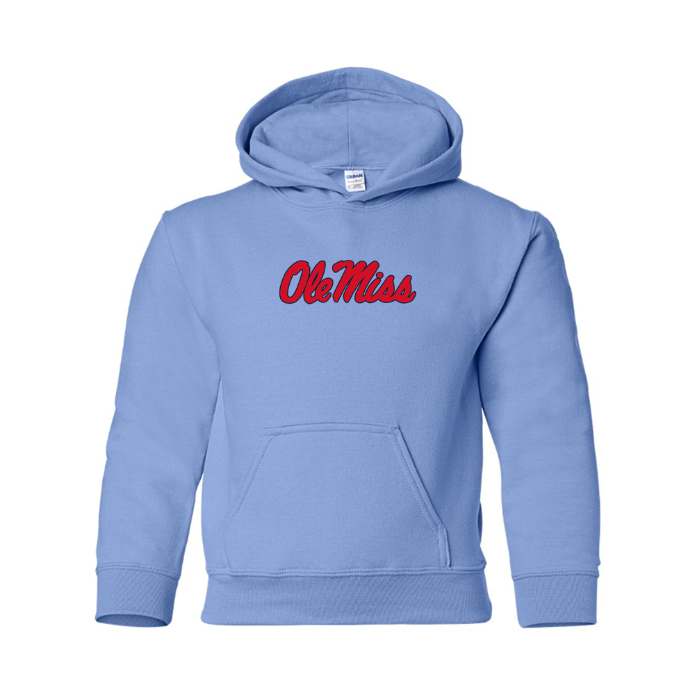 Youth Mississippi Rebels Logo Pullover Hoodie