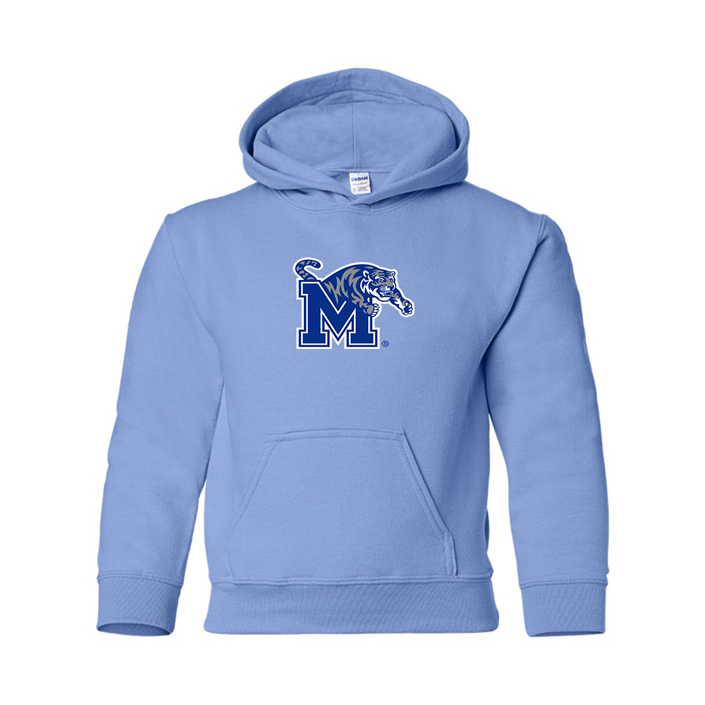 Youth Memphis Tigers Logo Pullover Hoodie