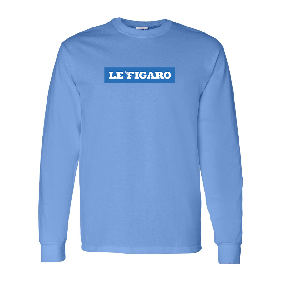 Youth Le Figaro Logo Cotton Long Sleeve T-Shirt