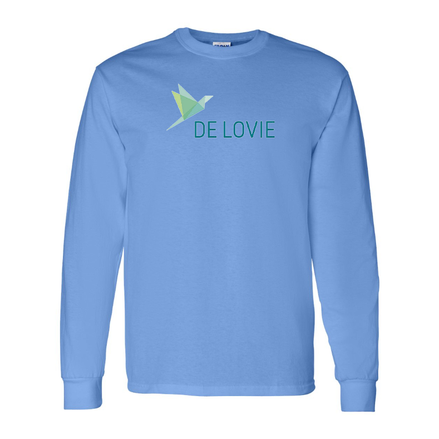 Youth De Lovie Logo Cotton Long Sleeve T-Shirt