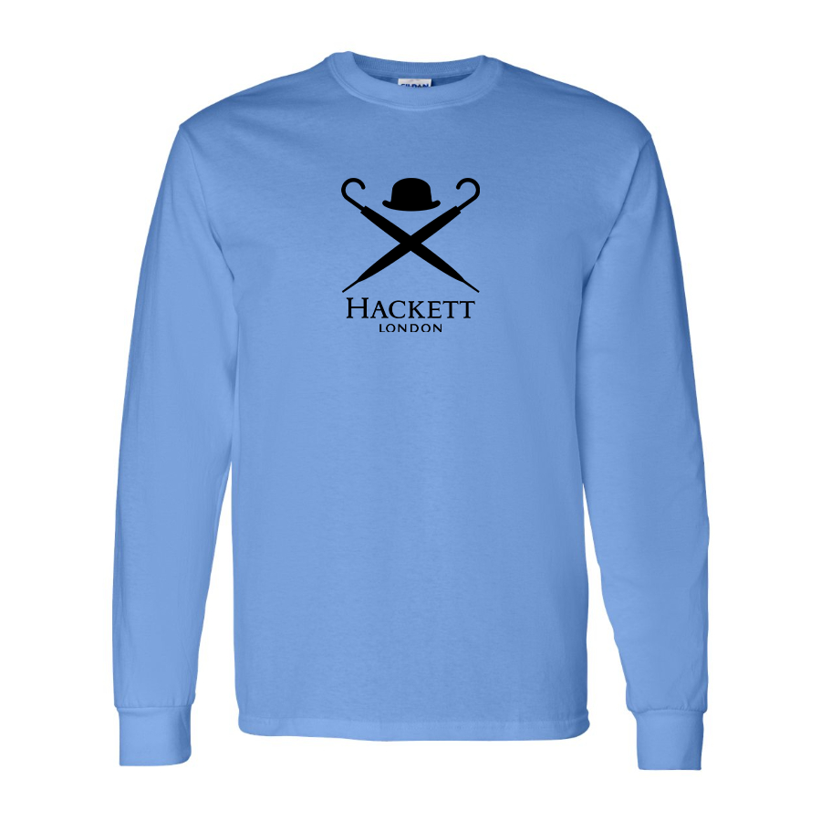 Youth Hackett London Logo Cotton Long Sleeve T-Shirt