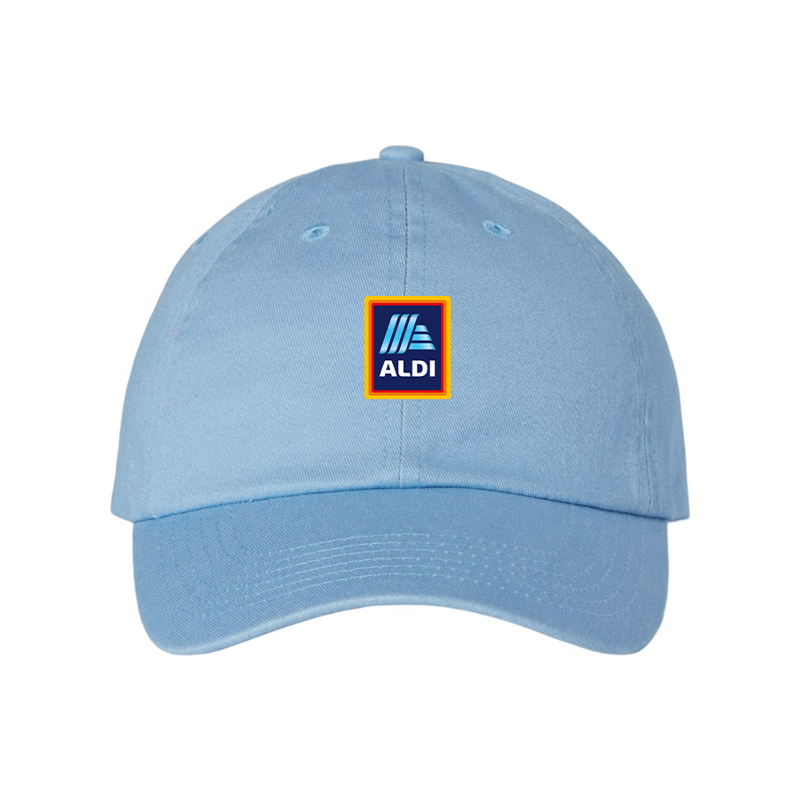 Aldi Logo  Valucap Adult Bio-Washed Classic Dad Hat