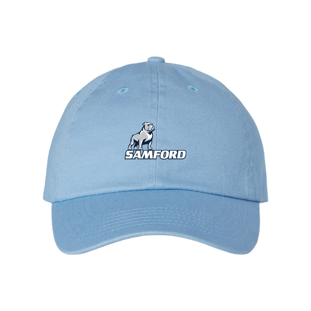 Samford Bulldogs Logo Valucap Adult Bio-Washed Classic Dad Hat