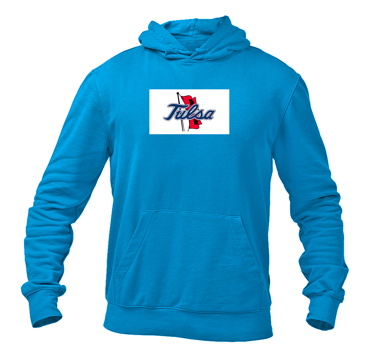 Men's Tulsa Golden Hurricane Logo  Pullover Hoodie