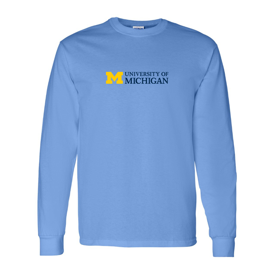 Youth University of Michigan Logo Cotton Long Sleeve T-Shirt
