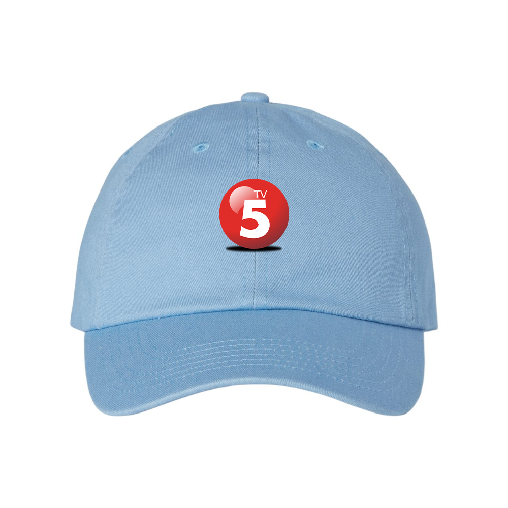 ABC TV5 Logo  Valucap Adult Bio-Washed Classic Dad Hat